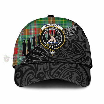 Muirhead Tartan Classic Cap with New Zealand Silver Fern Half Style