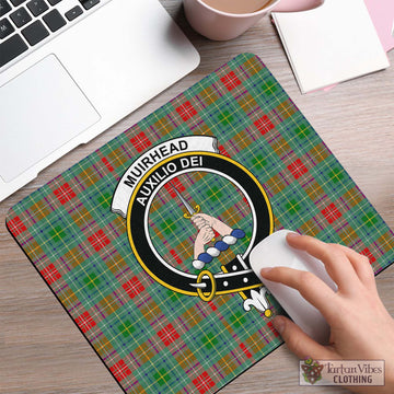 Muirhead Tartan Mouse Pad with Family Crest