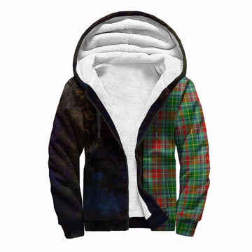Muirhead Tartan Family Crest Sherpa Hoodie Alba Gu Brath Be Brave Lion Ancient Style Unisex S - Tartan Vibes Clothing