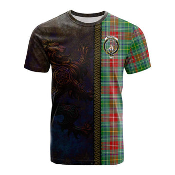 Muirhead Tartan Family Crest Cotton T-shirt Alba Gu Brath Be Brave Lion Ancient Style Kid's Shirt - Tartan Vibes Clothing