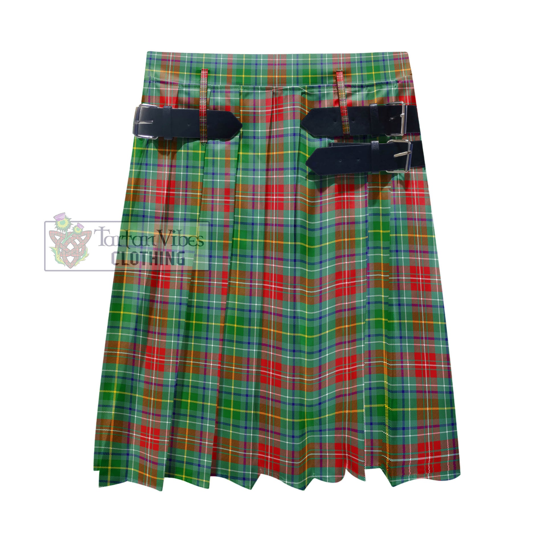 Tartan Vibes Clothing Muirhead Tartan Men's Pleated Skirt - Fashion Casual Retro Scottish Style