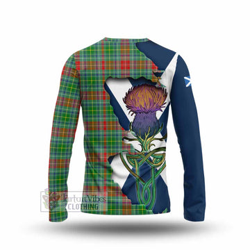 Muirhead Tartan Family Crest Long Sleeve T-Shirt Scottish Thistle Celtic Inspired - Tartan Vibes Clothing