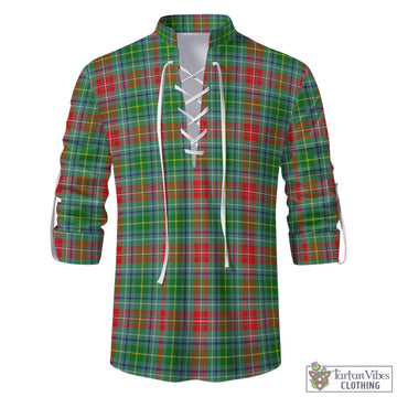 Muirhead Tartan Men's Scottish Traditional Jacobite Ghillie Kilt Shirt