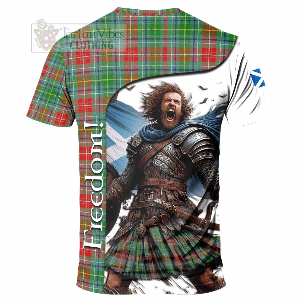 Muirhead Crest Tartan T-Shirt Inspired by the Freedom of Scottish Warrior