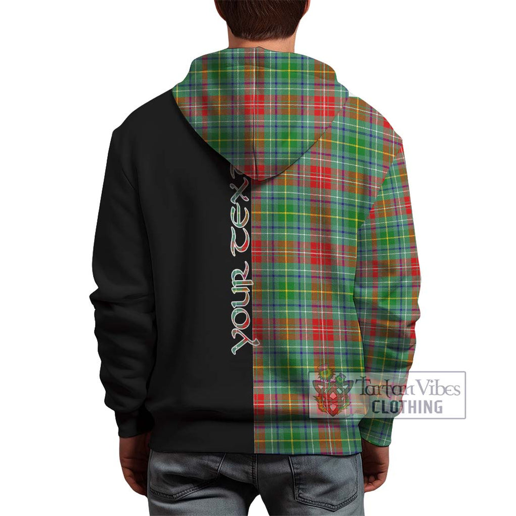 Muirhead Tartan Hoodie with Family Crest and Half Of Me Style - Tartanvibesclothing Shop