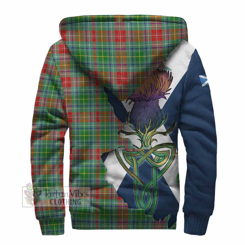 Muirhead Tartan Family Crest Sherpa Hoodie Scottish Thistle Celtic Inspired - Tartan Vibes Clothing