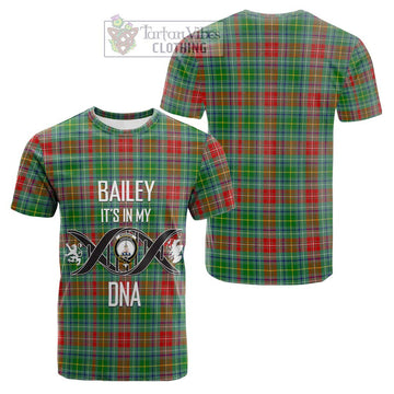 Muirhead Tartan Cotton T-shirt with Family Crest DNA In Me Style