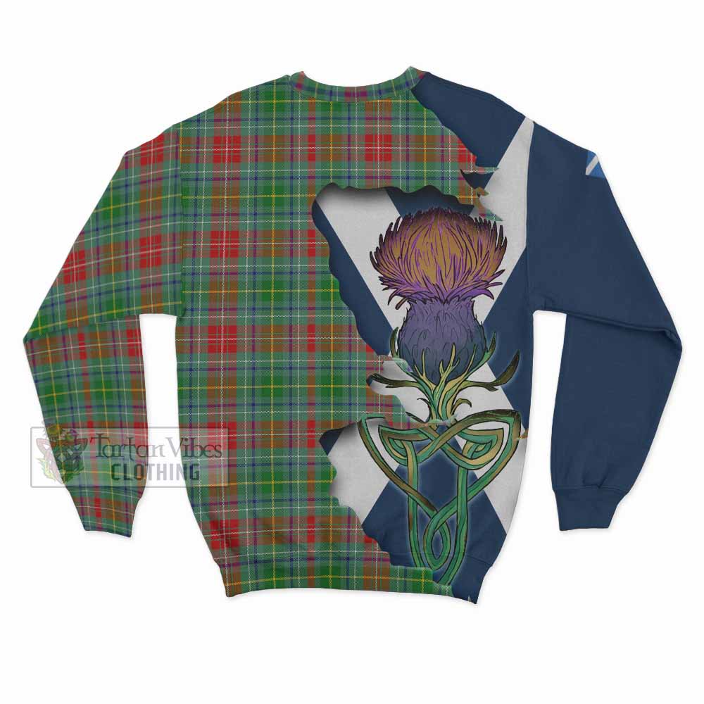 Muirhead Tartan Family Crest Sweatshirt Scottish Thistle Celtic Inspired - Tartan Vibes Clothing