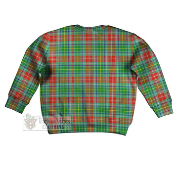 Muirhead Tartan Kid Ugly Sweater with Family Crest - Tartan Vibes Clothing