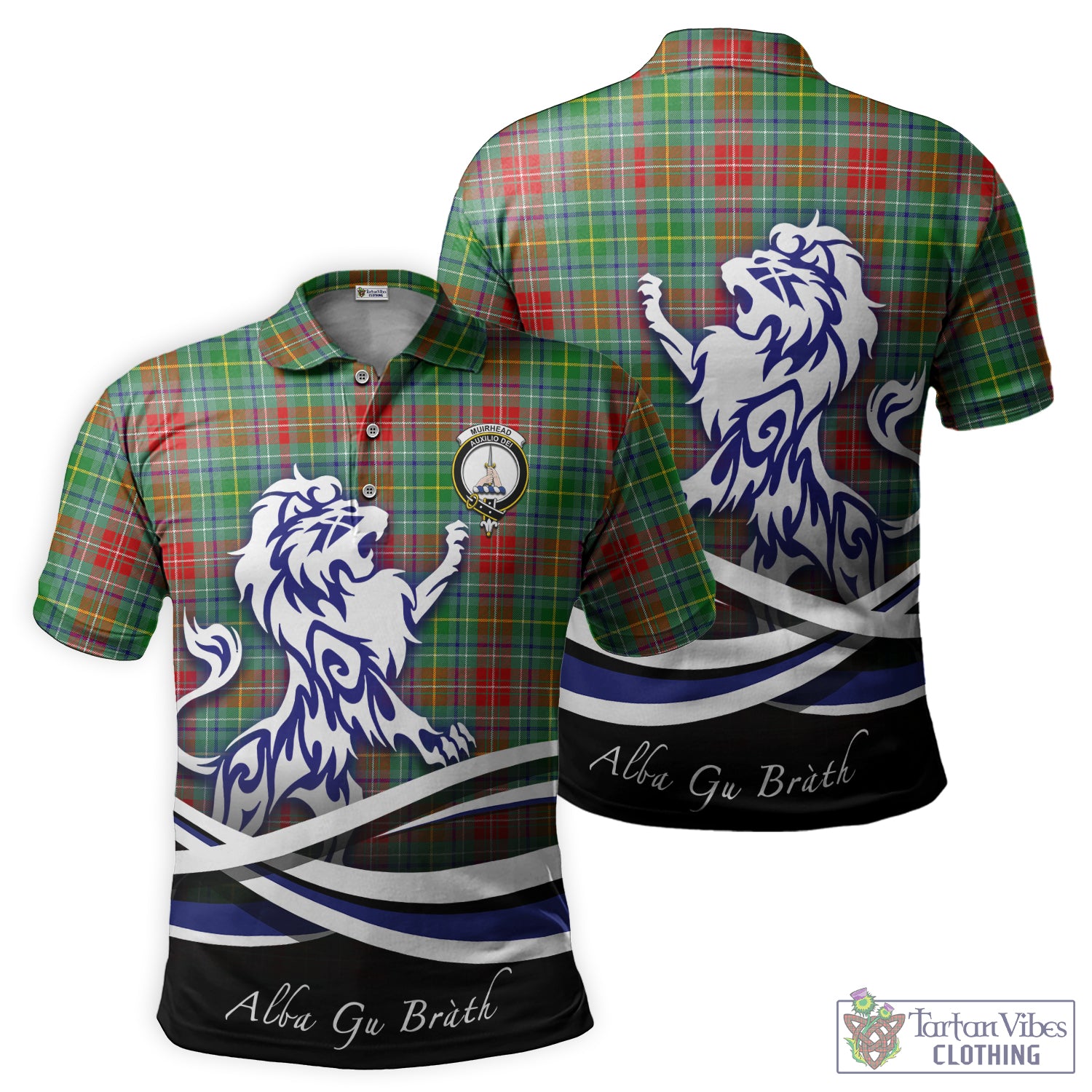 muirhead-tartan-polo-shirt-with-alba-gu-brath-regal-lion-emblem