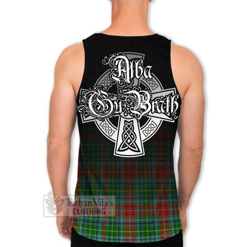 Muirhead Tartan Men's Tank Top Featuring Alba Gu Brath Family Crest Celtic Inspired