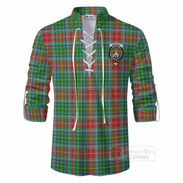 Muirhead Tartan Ghillie Kilt Shirt with Family Crest DNA In Me Style