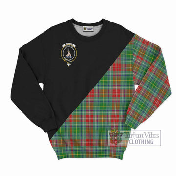 Muirhead Tartan Sweatshirt with Family Crest and Military Logo Style