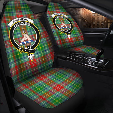 Muirhead Tartan Car Seat Cover with Family Crest