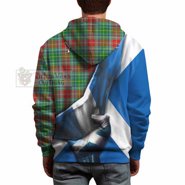 Muirhead Tartan Hoodie with Family Crest Scotland Patriotic Style