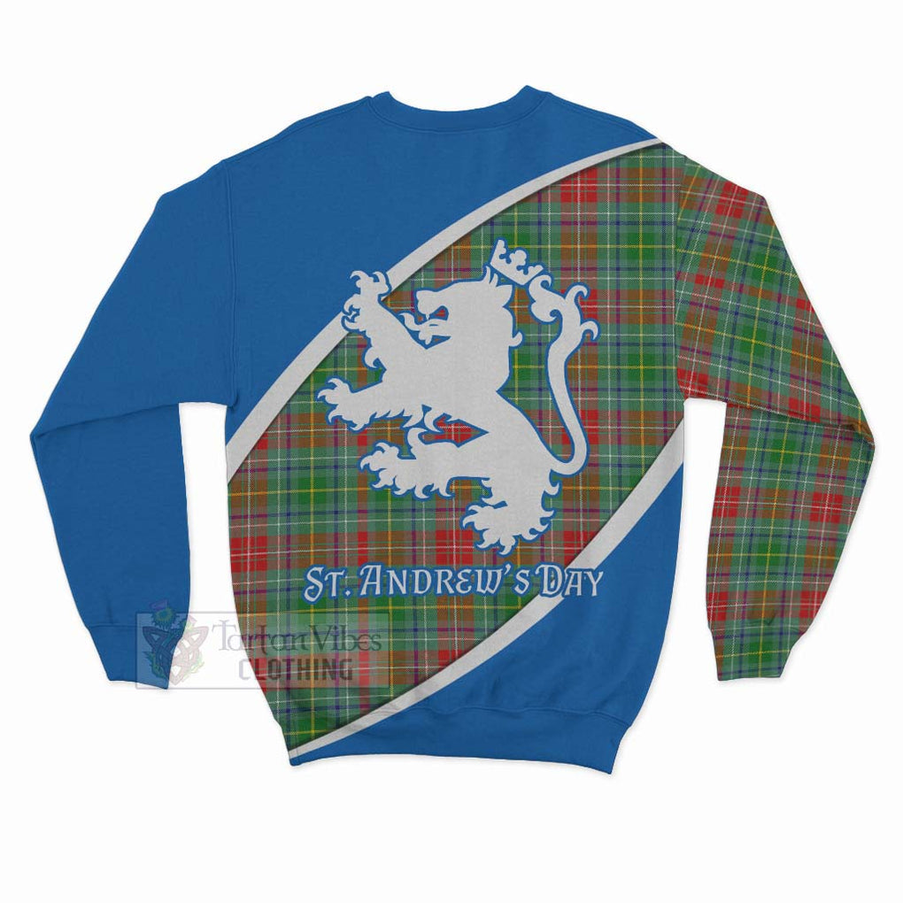 Tartan Vibes Clothing Muirhead Family Crest Tartan Sweatshirt Celebrate Saint Andrew's Day in Style