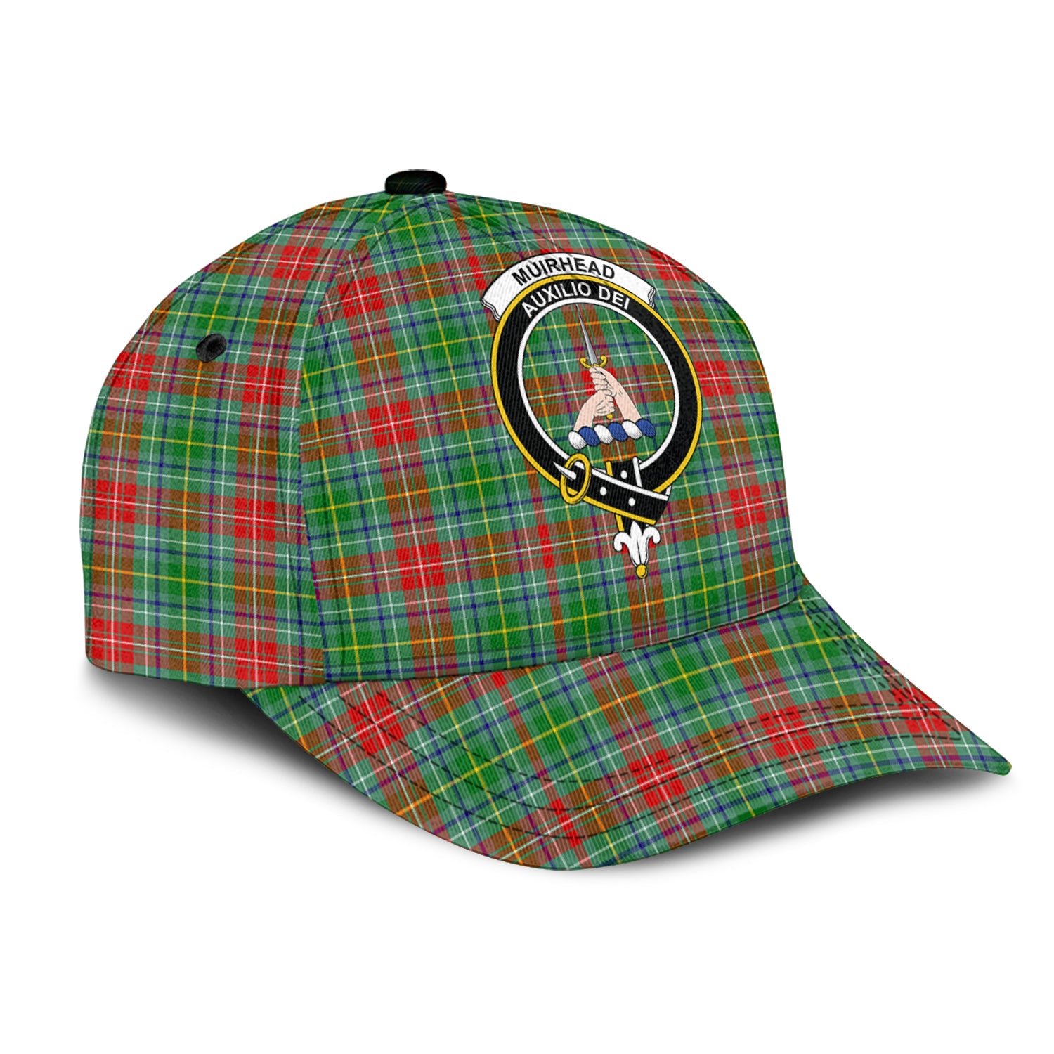 Muirhead Tartan Classic Cap with Family Crest - Tartan Vibes Clothing