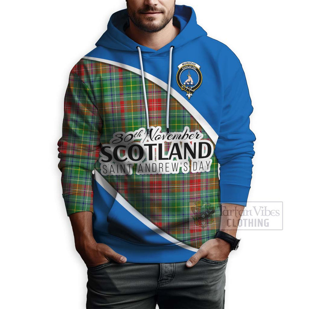 Tartan Vibes Clothing Muirhead Family Crest Tartan Hoodie Celebrate Saint Andrew's Day in Style