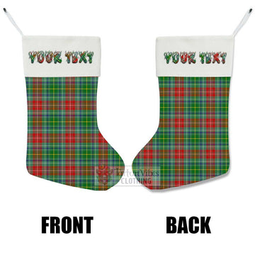 Muirhead Tartan Christmas Stocking with Personalized Text