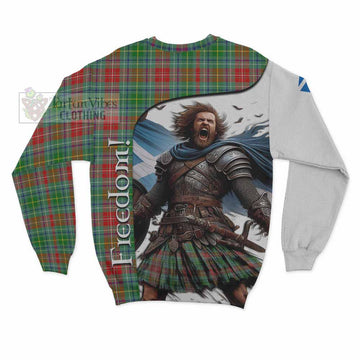 Muirhead Crest Tartan Sweatshirt Inspired by the Freedom of Scottish Warrior