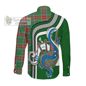 Muirhead Tartan Long Sleeve Button Shirt with Epic Bagpipe Style