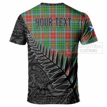 Muirhead Crest Tartan T-Shirt with New Zealand Silver Fern Half Style