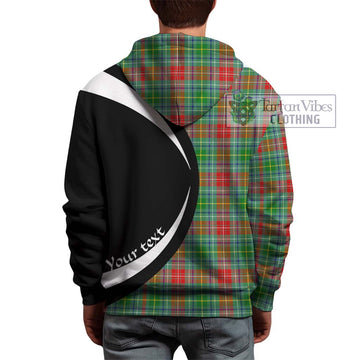 Muirhead Tartan Hoodie with Family Crest Circle Style