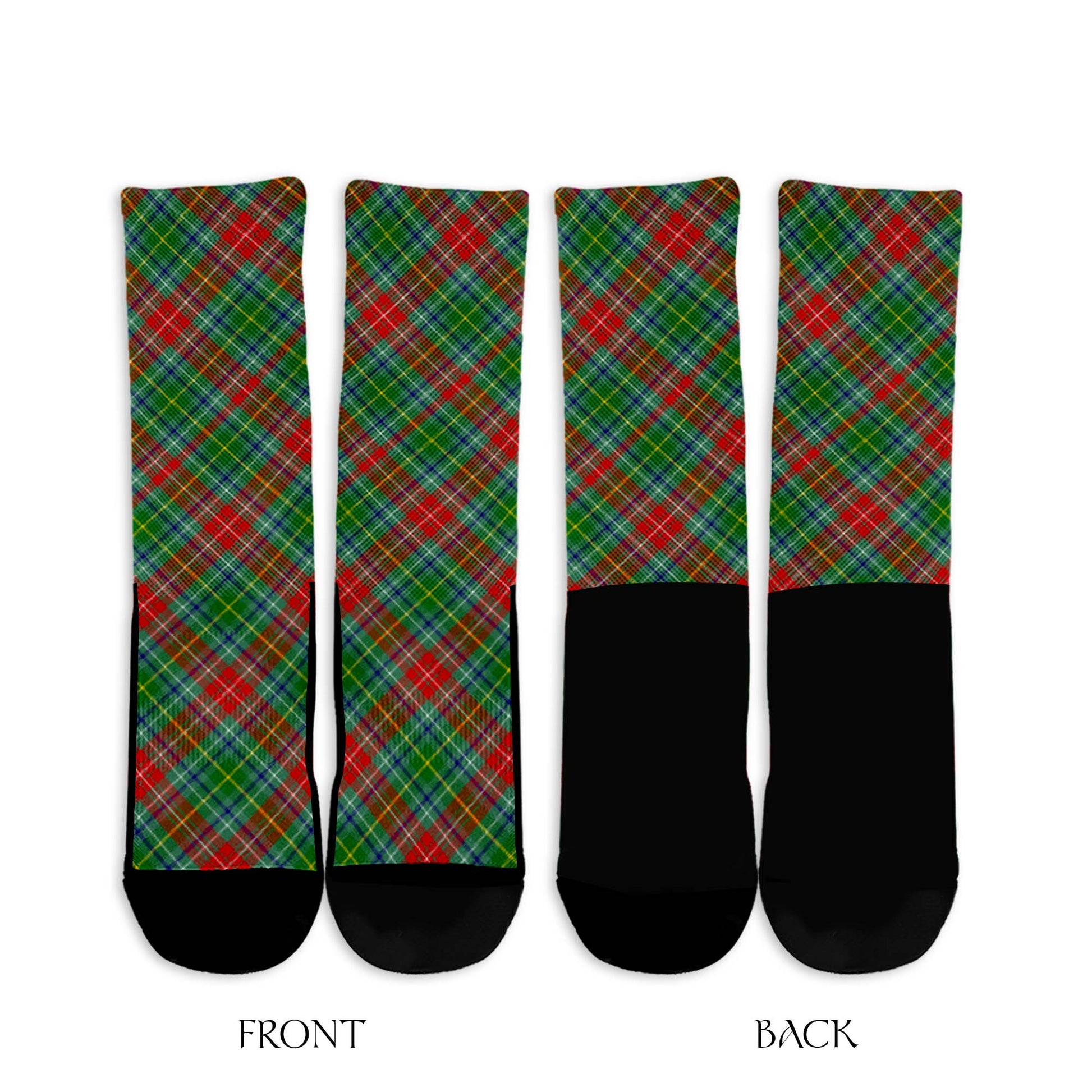 Muirhead Tartan Crew Socks Cross Tartan Style - Tartanvibesclothing