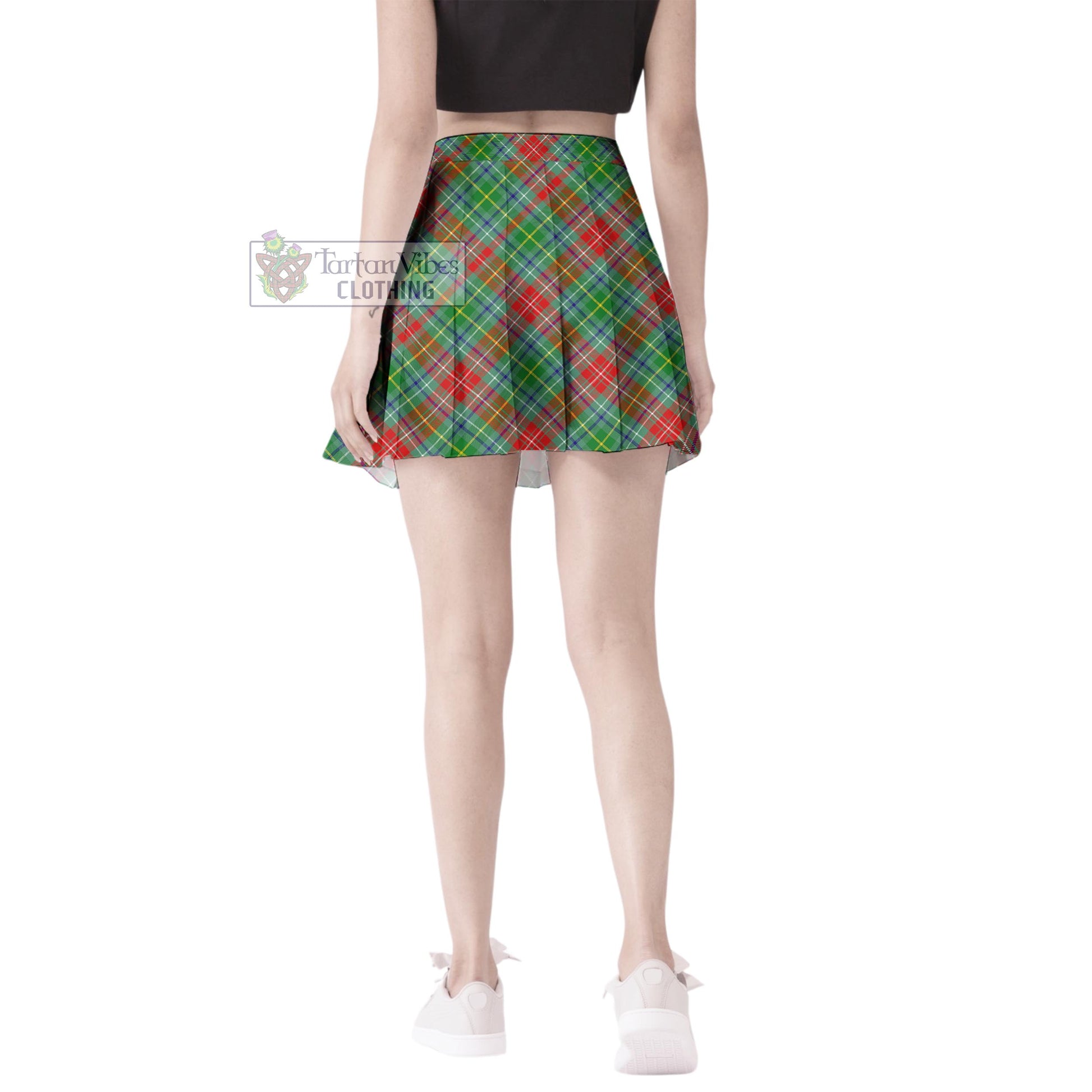 Tartan Vibes Clothing Muirhead Tartan Women's Plated Mini Skirt