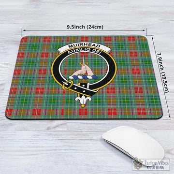 Muirhead Tartan Mouse Pad with Family Crest