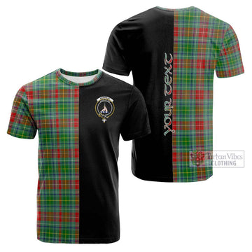 Muirhead Tartan Cotton T-shirt with Family Crest and Half Of Me Style