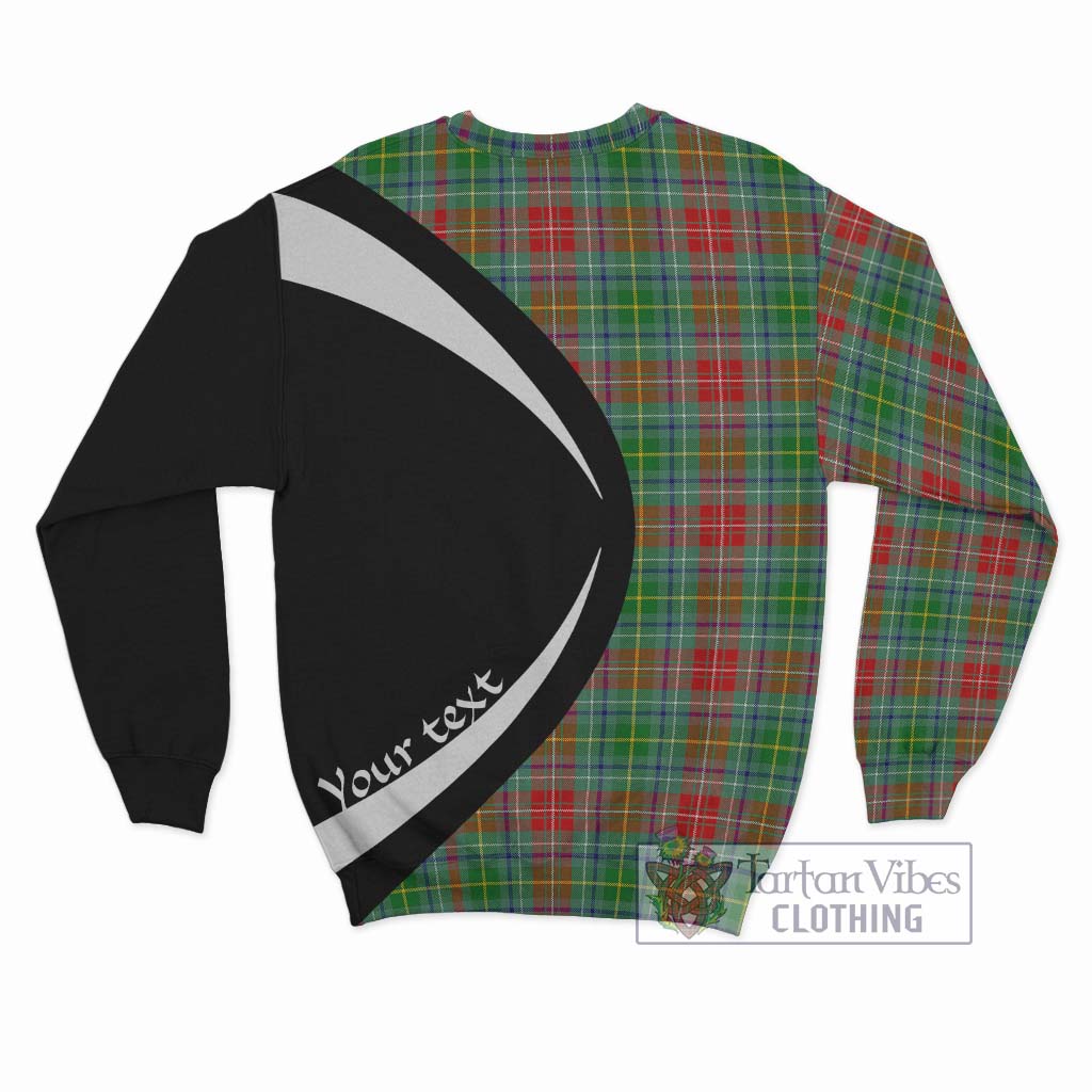 Muirhead Tartan Sweatshirt with Family Crest Circle Style - Tartan Vibes Clothing