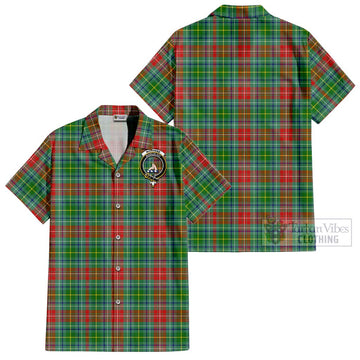 Muirhead Tartan Cotton Hawaiian Shirt with Family Crest