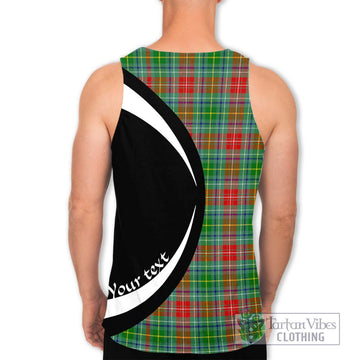 Muirhead Tartan Men's Tank Top with Family Crest Circle Style