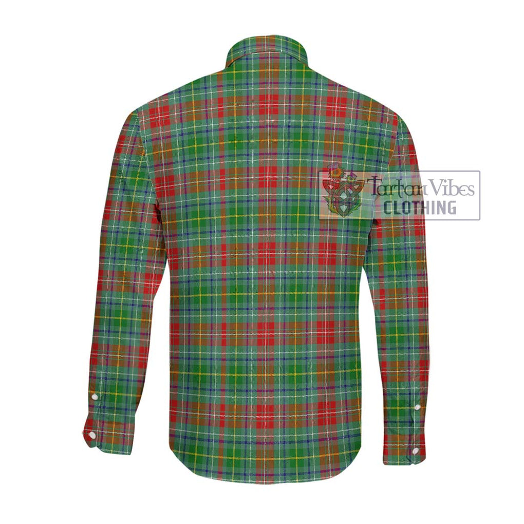 Muirhead Tartan Long Sleeve Button Shirt with Family Crest DNA In Me Style - Tartanvibesclothing Shop