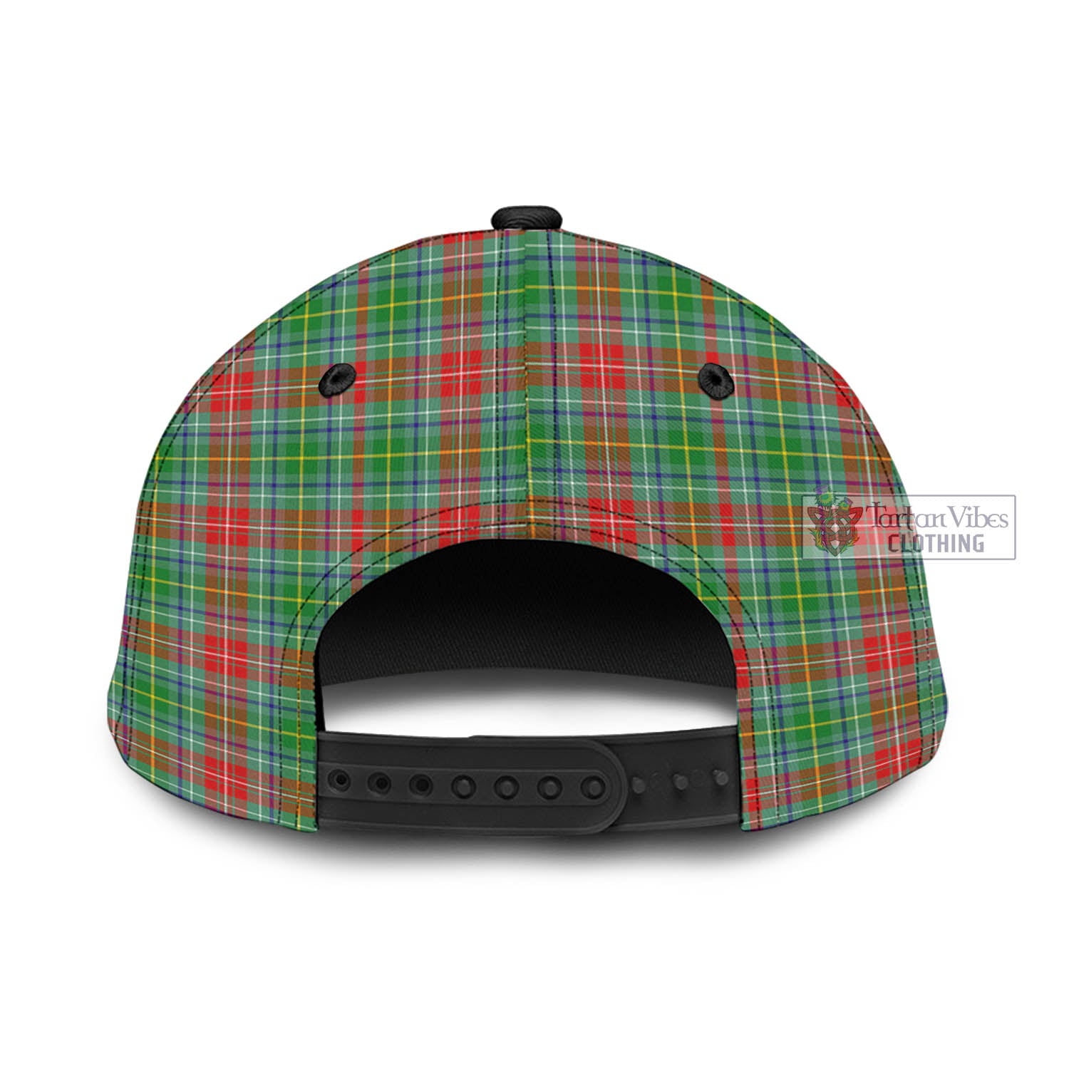 Tartan Vibes Clothing Muirhead Tartan Classic Cap with Family Crest In Me Style
