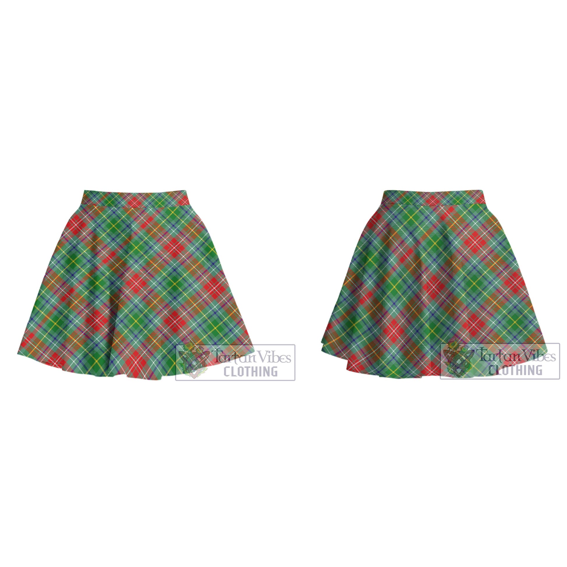 Tartan Vibes Clothing Muirhead Tartan Women's Plated Mini Skirt