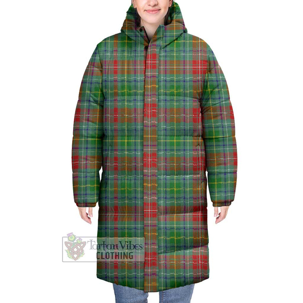 Tartan Vibes Clothing Muirhead Tartan Long Down Jacket