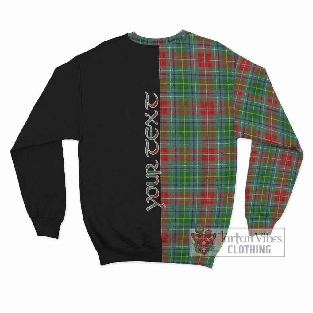 Muirhead Tartan Sweatshirt with Family Crest and Half Of Me Style - Tartanvibesclothing Shop