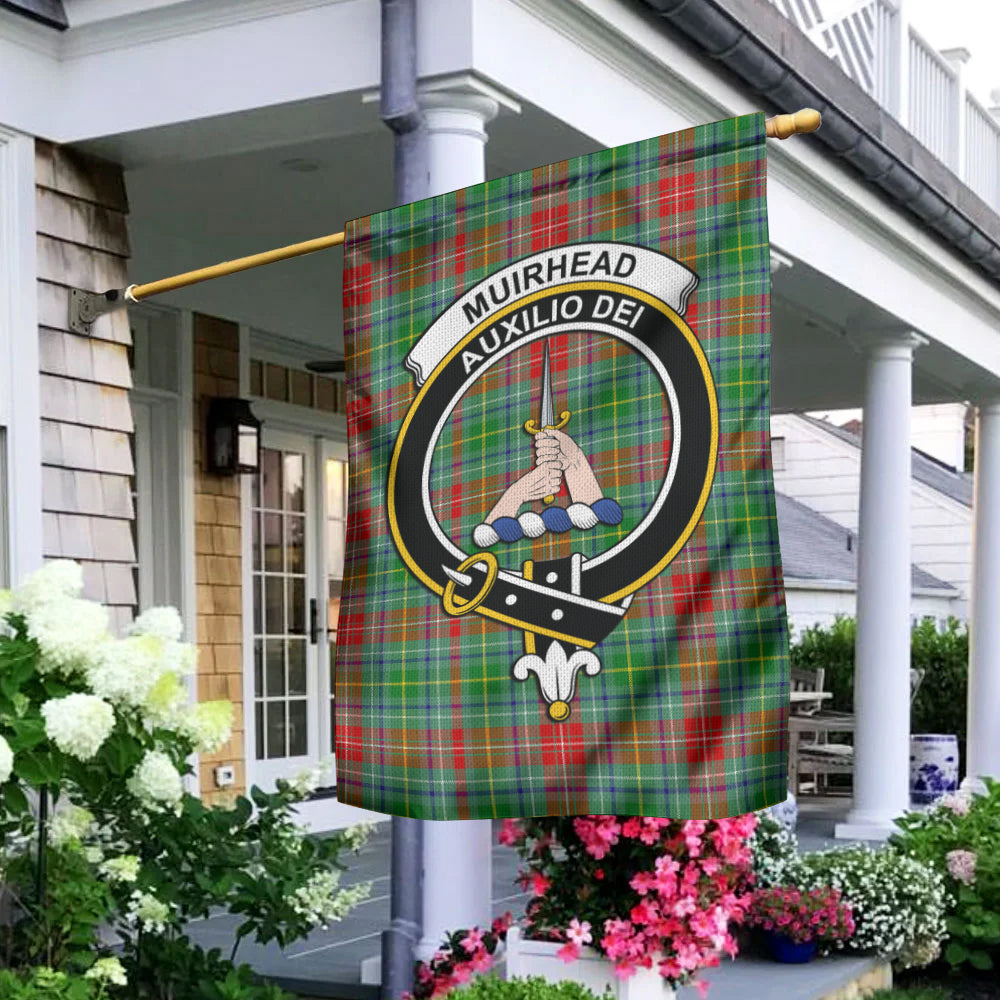 Muirhead Tartan Flag with Family Crest - Tartan Vibes Clothing