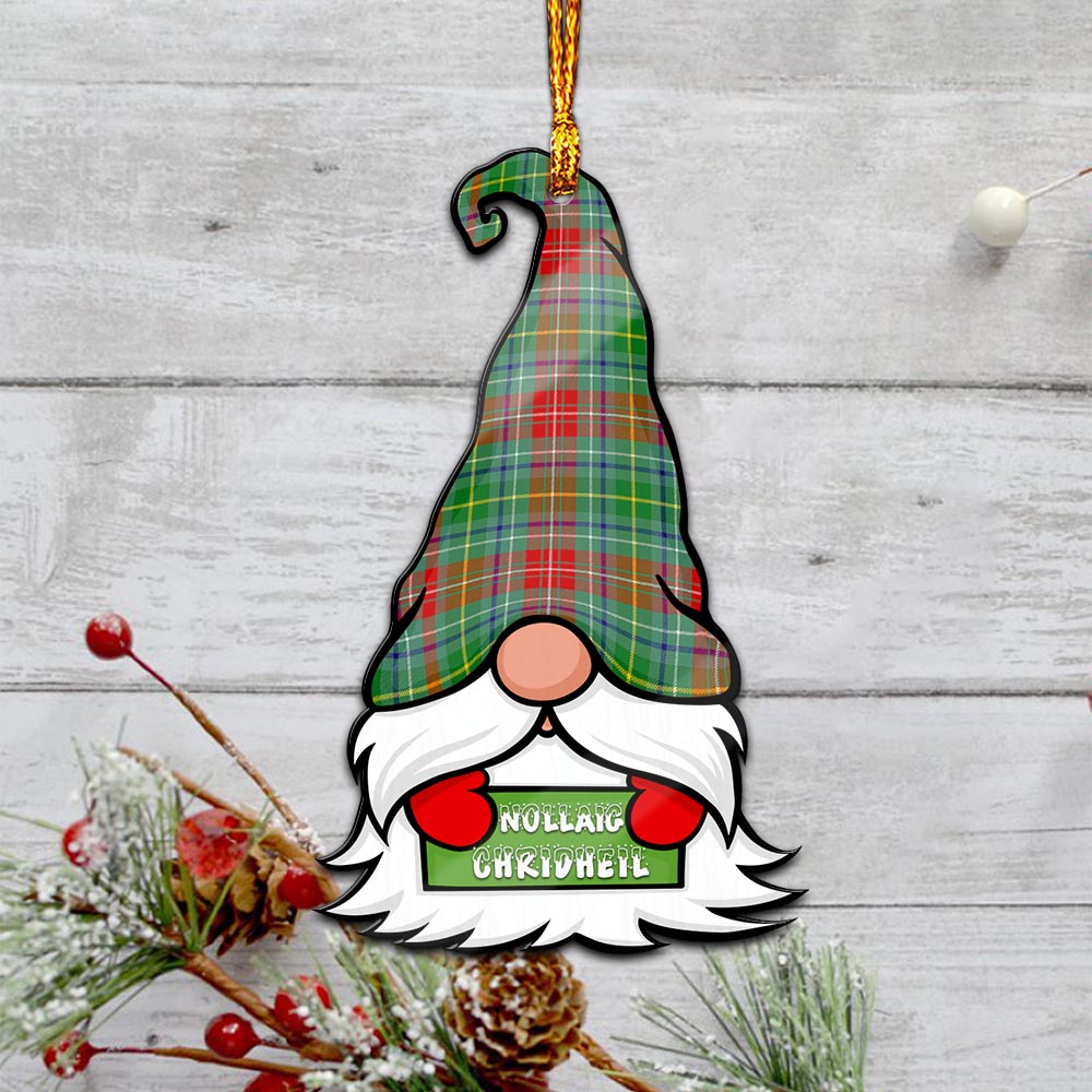 Muirhead Gnome Christmas Ornament with His Tartan Christmas Hat - Tartanvibesclothing