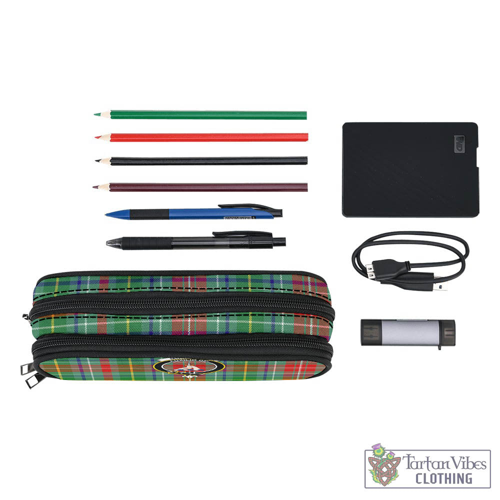 Tartan Vibes Clothing Muirhead Tartan Pen and Pencil Case with Family Crest