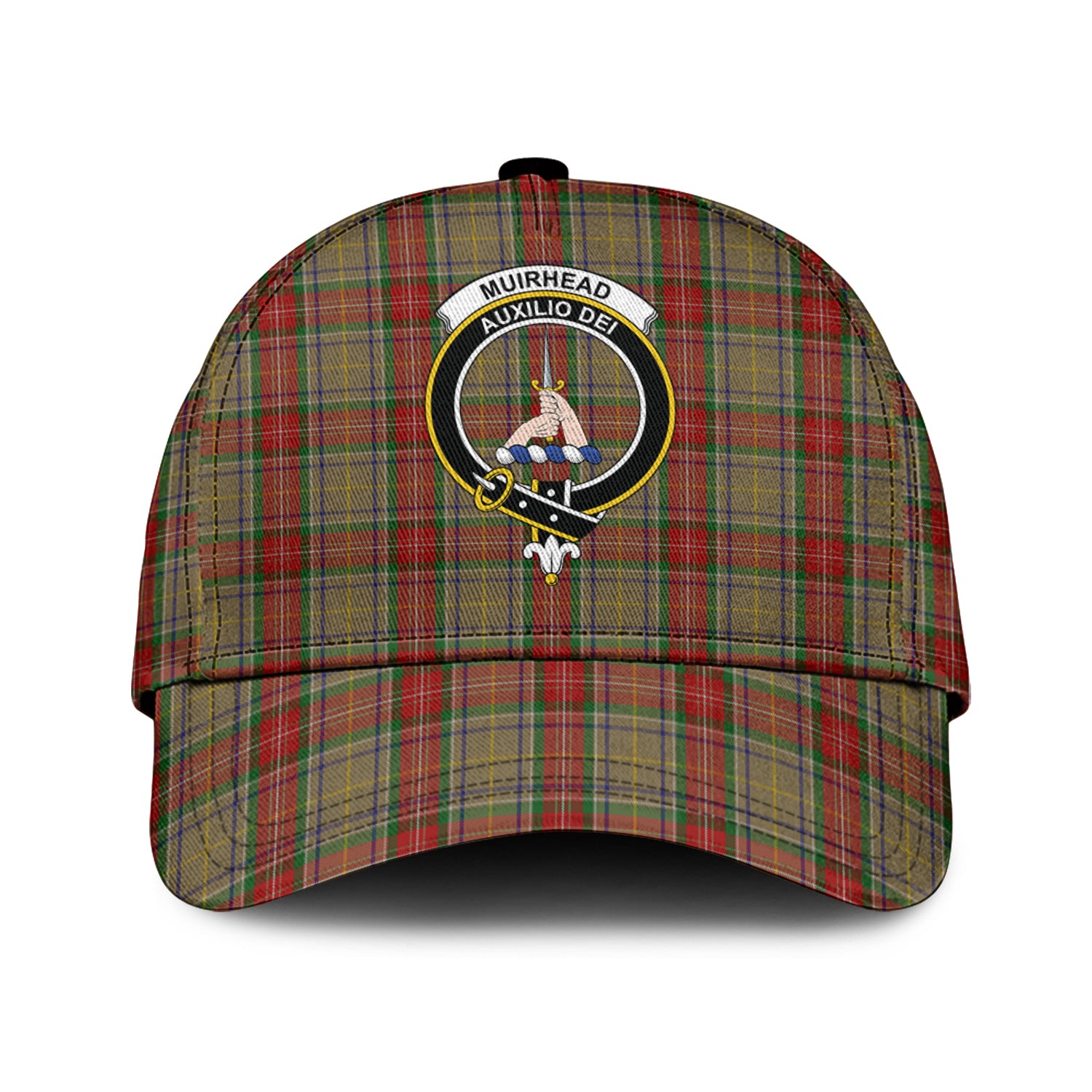 Muirhead Old Tartan Classic Cap with Family Crest Classic Cap Universal Fit - Tartan Vibes Clothing