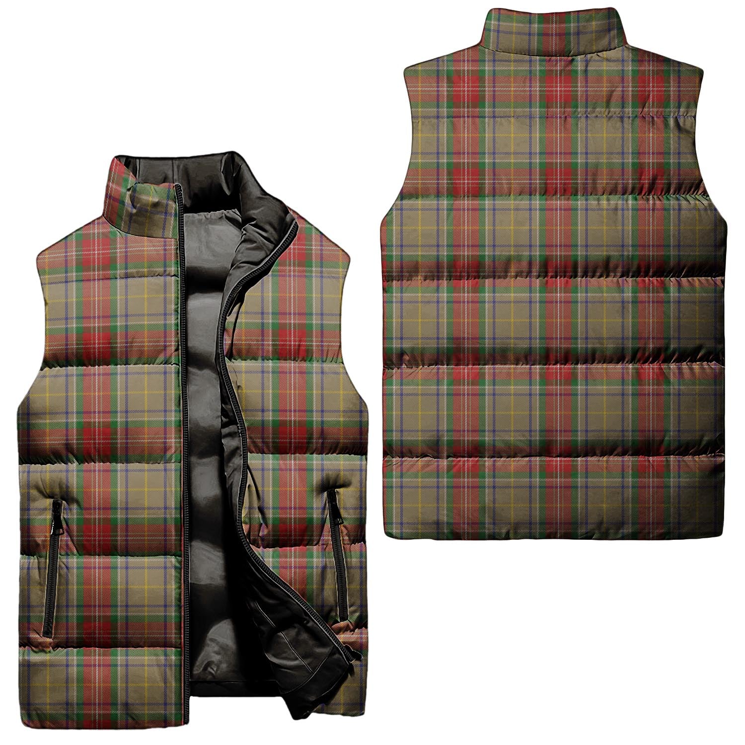 Muirhead Old Tartan Sleeveless Puffer Jacket Unisex - Tartanvibesclothing