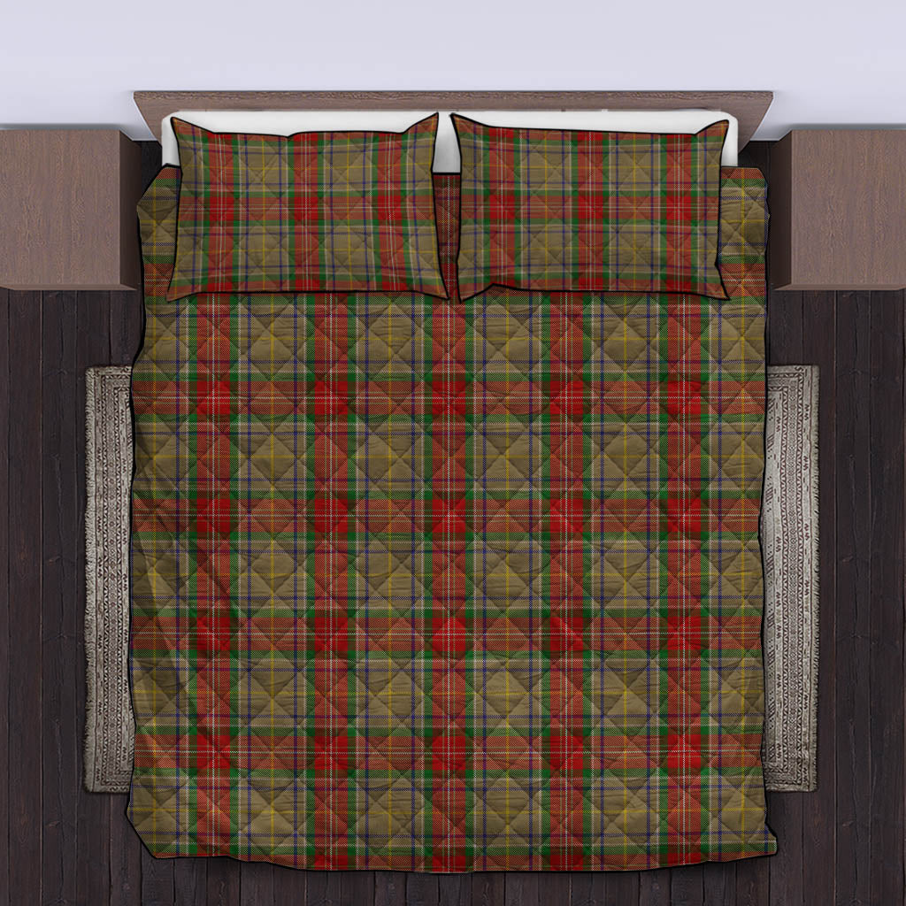 Muirhead Old Tartan Quilt Bed Set King - Tartan Vibes Clothing