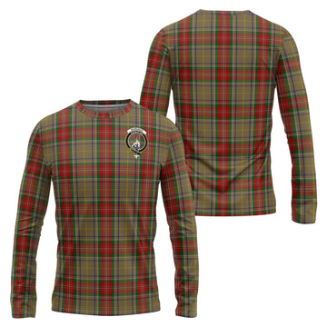 Muirhead Old Tartan Long Sleeve T-Shirt with Family Crest