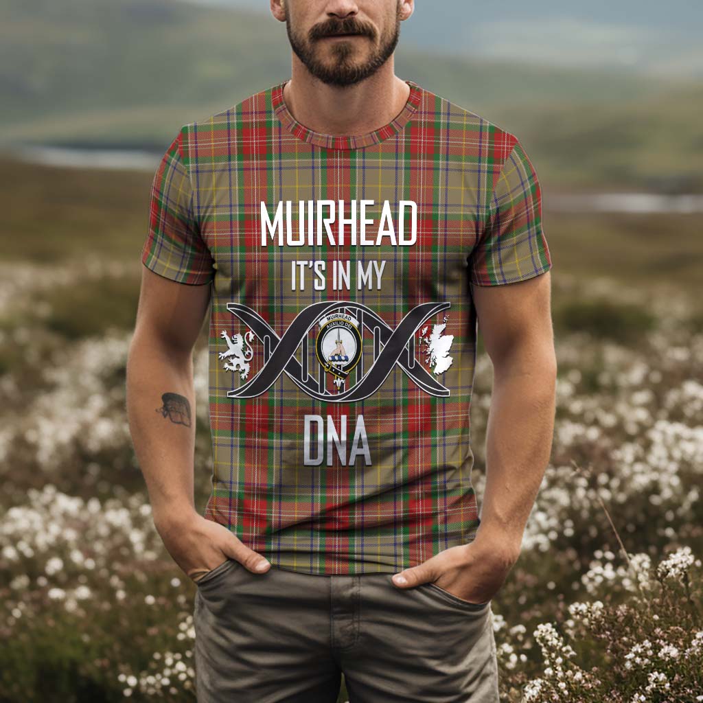 Tartan Vibes Clothing Muirhead Old Tartan T-Shirt with Family Crest DNA In Me Style