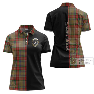 Muirhead Old Tartan Women's Polo Shirt with Family Crest and Half Of Me Style