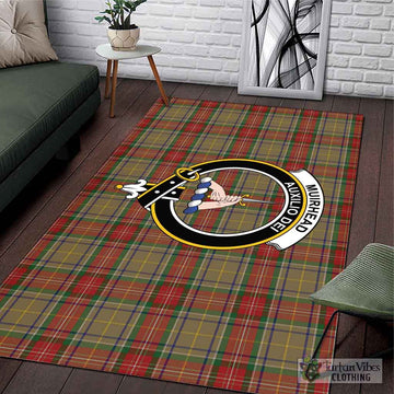 Muirhead Old Tartan Area Rug with Family Crest