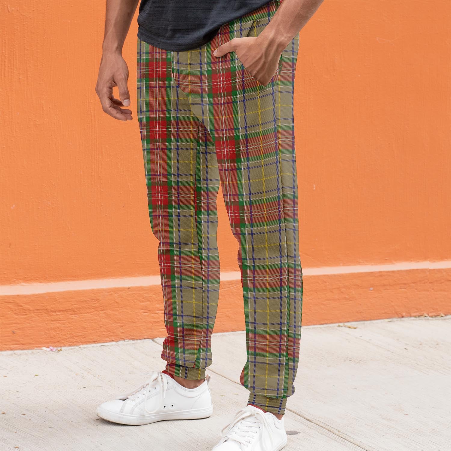 Muirhead Old Tartan Joggers Pants S - Tartan Vibes Clothing